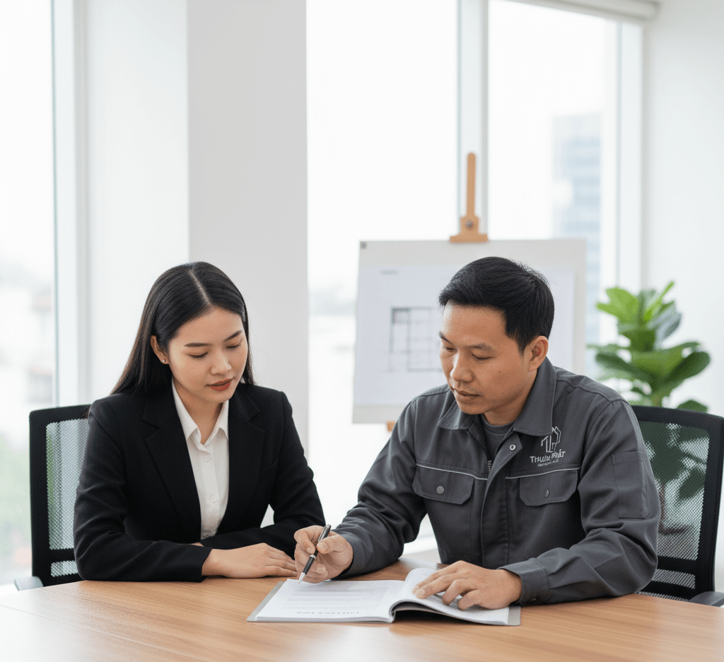 Giải quyết mọi vấn đề phát sinh một cách chuyên nghiệp dựa trên các điều khoản đã thống nhất