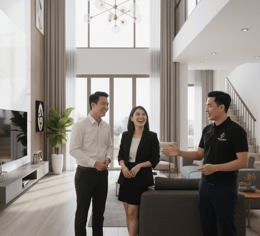 Một không gian sống hoàn thiện, đồng bộ, đúng ý gia chủ – Mục tiêu cuối cùng của Thiết Kế Nội Thất Thuận Phát