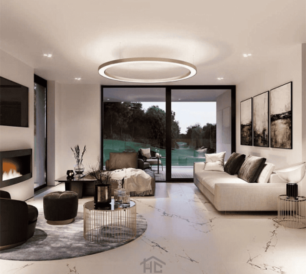 mau phong khach dep phong cach Hien Dai Luxury 11