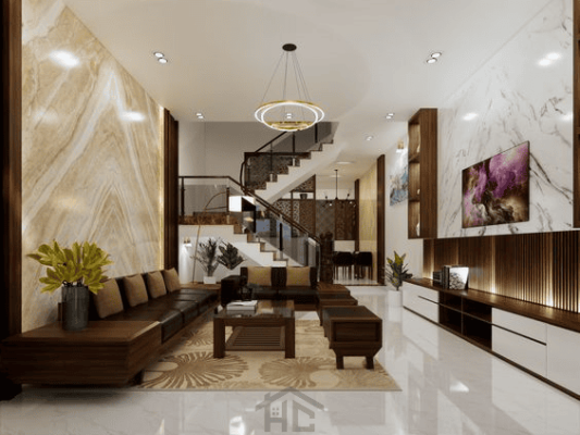 mau phong khach dep phong cach Hien Dai Luxury 4