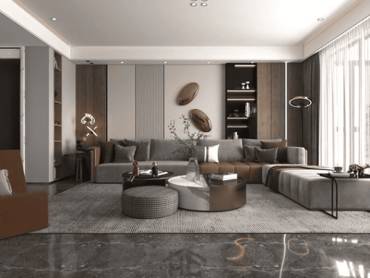mau phong khach dep phong cach Hien Dai Luxury 8