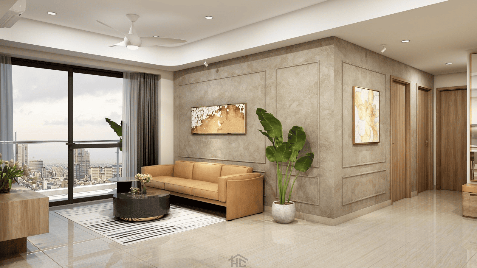 mau phong khach dep phong cach Toi Gian Minimalism 14