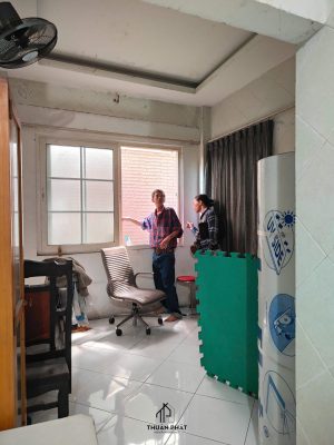 thi cong cai tao nguyen tang nha pho 51m CoLe di an khao sat 3