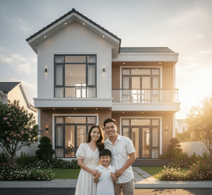 Phân Biệt Các Loại Thuế và Chi Phí Pháp Lý khi Xây Nhà Chi Tiết 1 ban giao nha pho biet thu hcm Thuan Phat