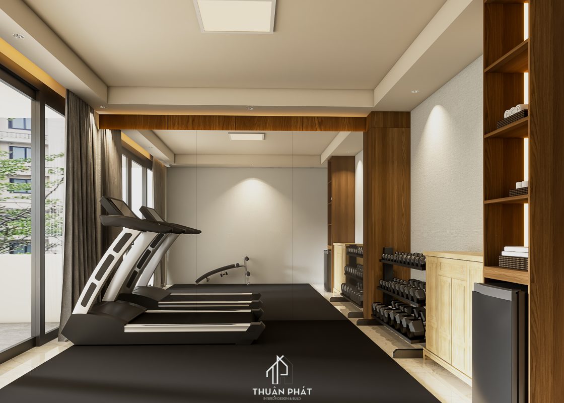 Ảnh thiết kế 3D căn nhà phố tại Bình Tân
