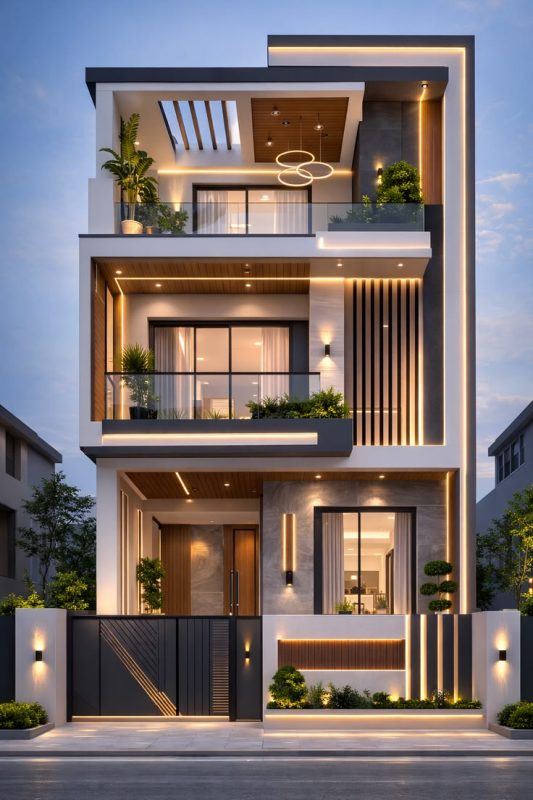 Khám Phá Kiến Trúc Ngoại Thất Biệt Thự Sân Vườn Hiện Đại Đẳng Cấp 5 Thất Biệt Thự Sân Vườn Hiện Đại Đẳng Cấp