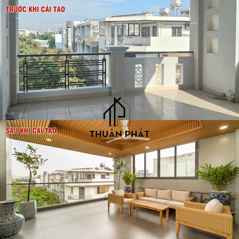 Cải Tạo Nhà Cũ Thay Đổi Diện Mạo Tổ Ấm Cùng Thuận Phát 8 Cải tạo ban công