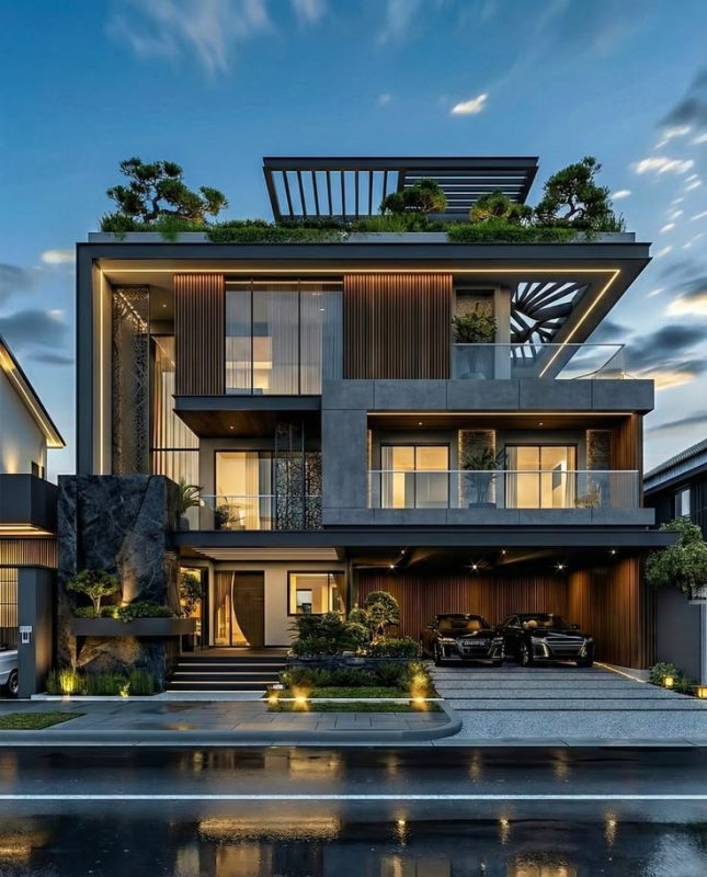 Khám Phá Kiến Trúc Ngoại Thất Biệt Thự Sân Vườn Hiện Đại Đẳng Cấp 9 Thất Biệt Thự Sân Vườn Hiện Đại Đẳng Cấp