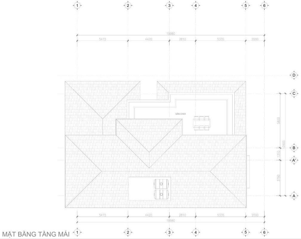 Khám Phá Kiến Trúc Ngoại Thất Biệt Thự Sân Vườn Hiện Đại Đẳng Cấp 13 mat bang tang mai